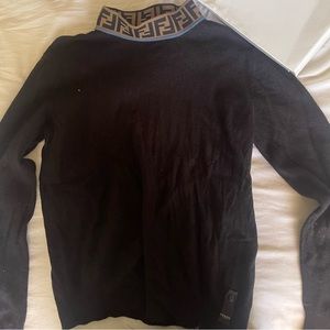 Fendi FF motif Turtleneck Sweater